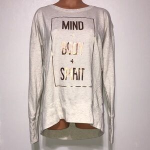 Xersion Mind + Body + Spirit Pullover Sweatshirt Size Medium
